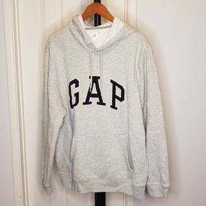 Used Men's Gap Logo Hoodie Green Size XL